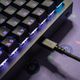 The Razer BlackWidow V3 Mini will require charging at the tail-end of the work day.